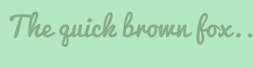 Image with Font Color 87AE82 and Background Color B5E7C1